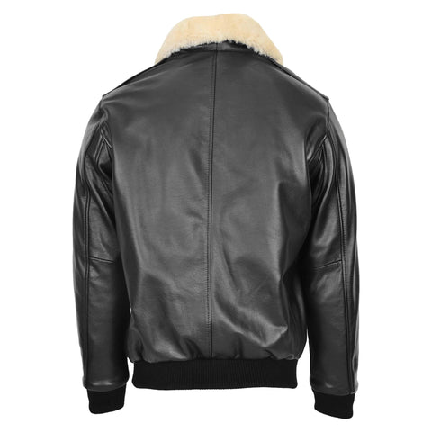 Mens Bomber Leather Jacket