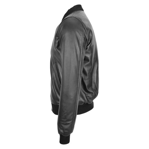 MA1 Leather Bomber Jacket