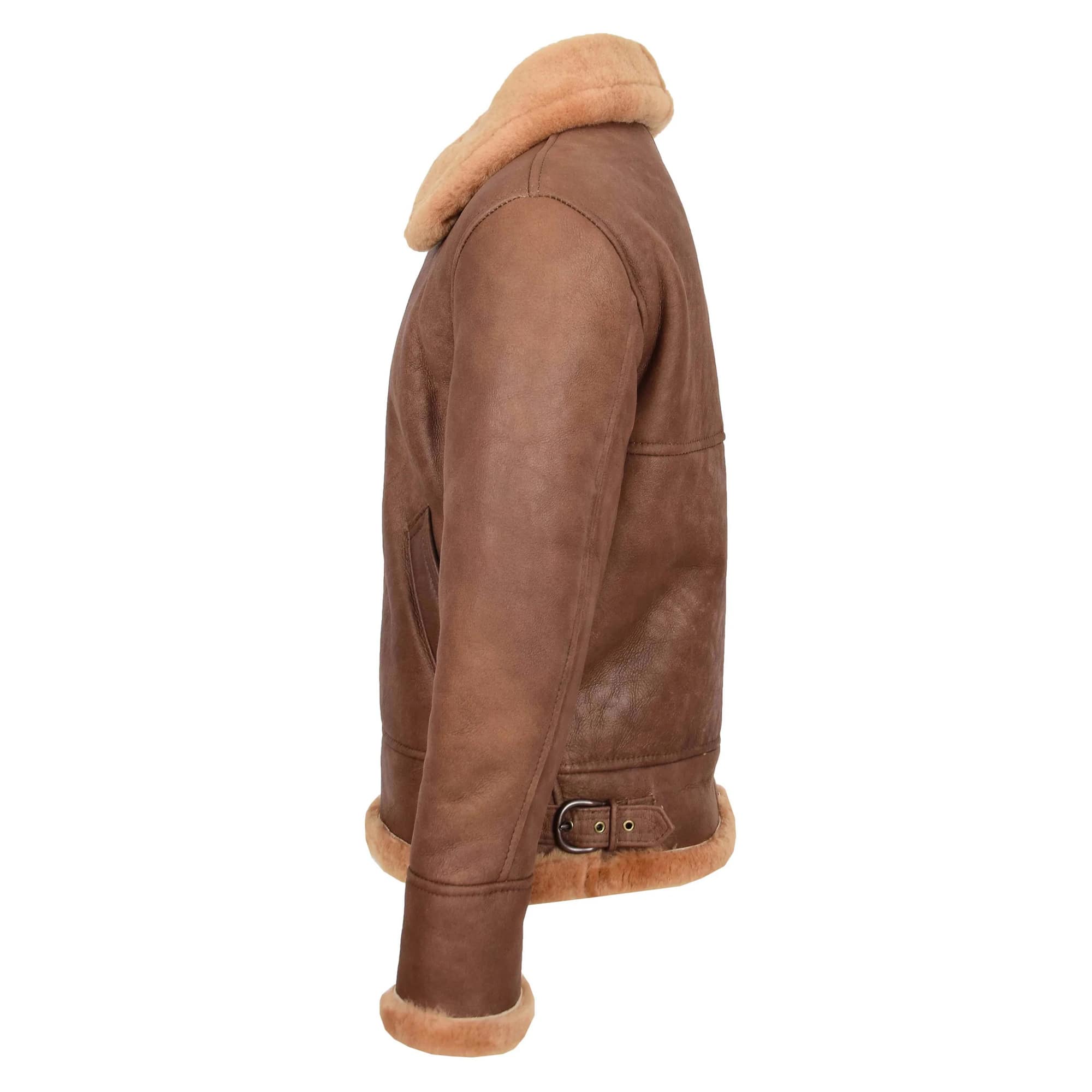 Vintage Sheepskin Aviator B3 Jacket Felix Tan