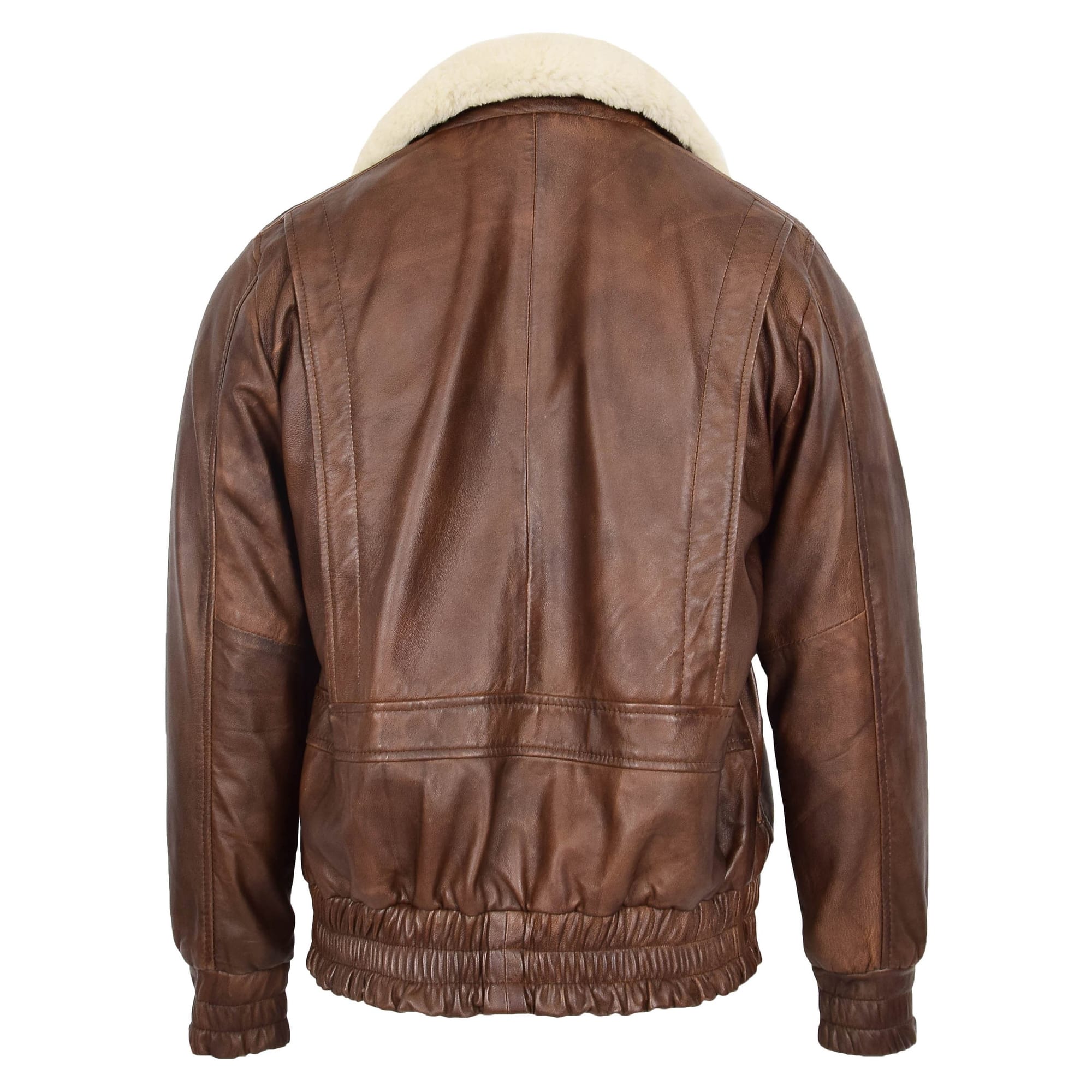 G1 leather bomber jacket Aviator Style Cooper Brown