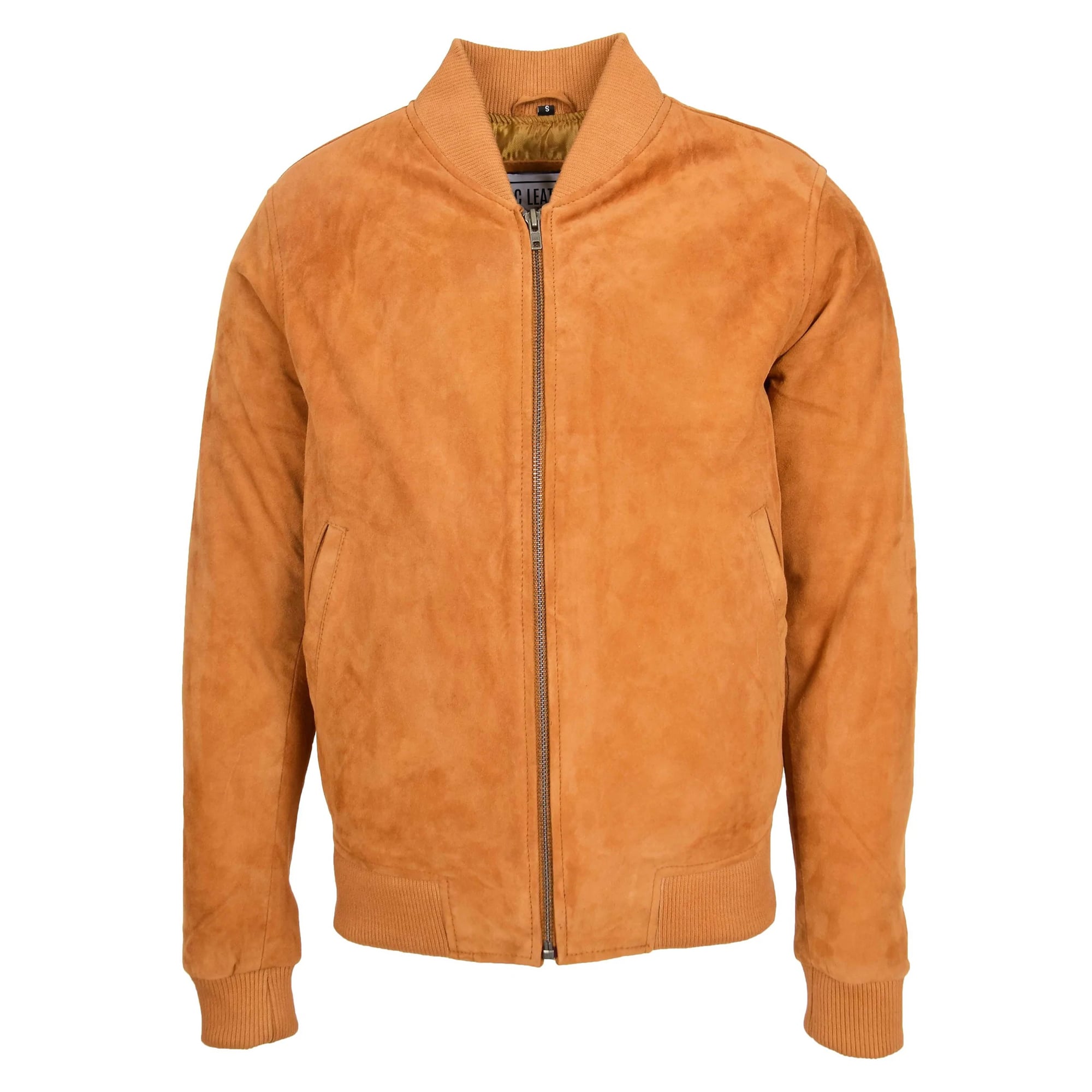 Mens Suede MA-1 Bomber Jacket Trevor Tan