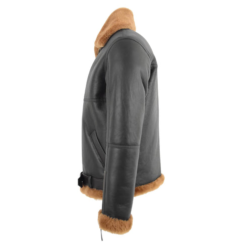 Original RAF Flying Sheepskin Jacket Tyler Brown Ginger