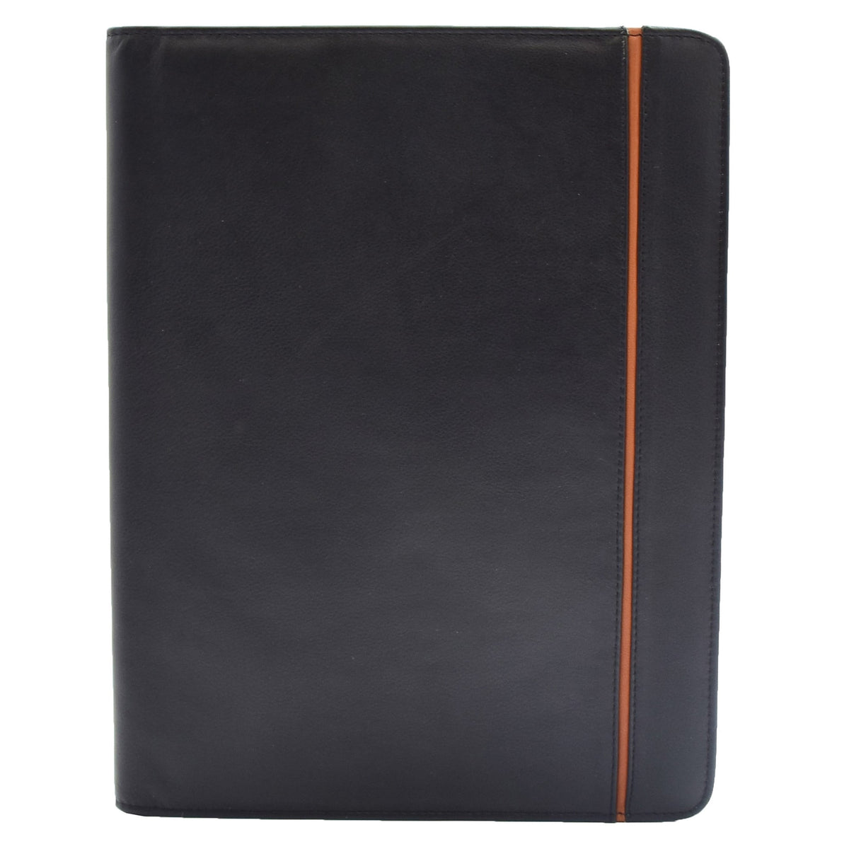 Real Leather Note Pad Portfolio Case Ebury Black