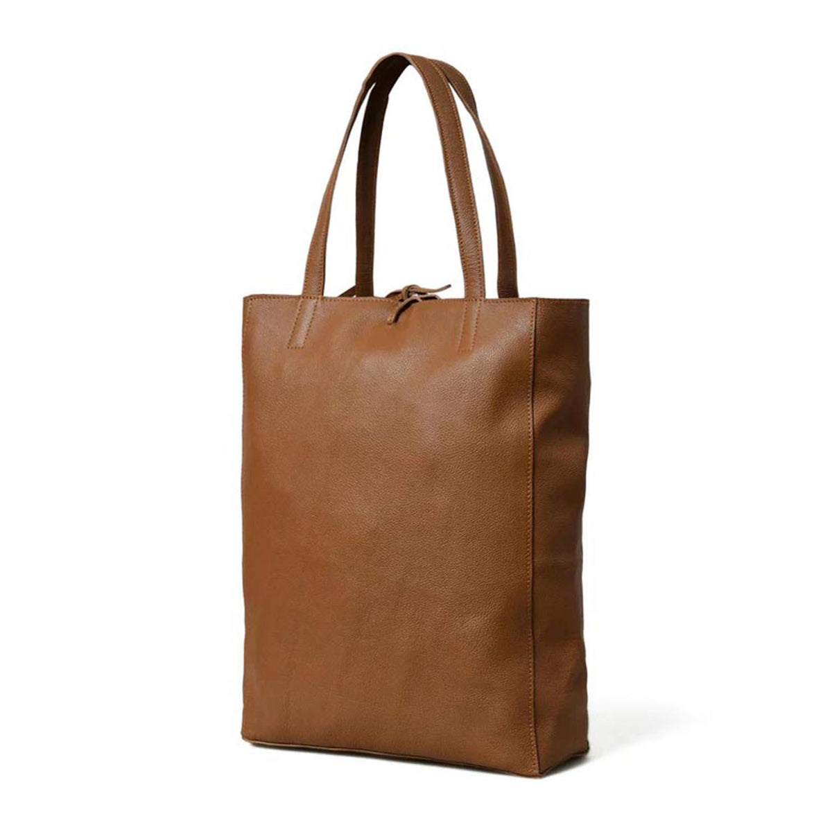 Café Chic Women's Leather Tote Bag Brown