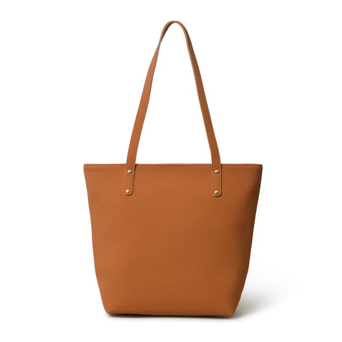 Era Vegan Women's Leather Tote Bag Tan Brown