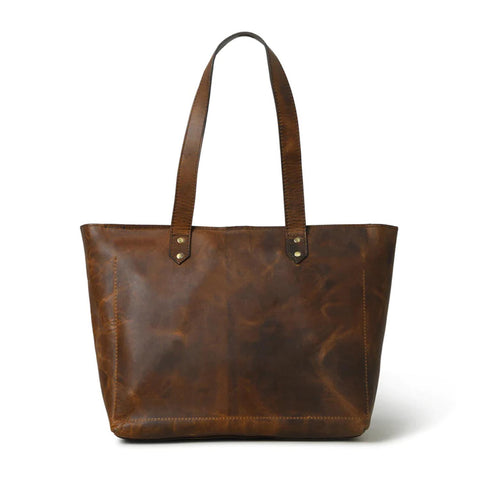 Essential Work Women's Leather Tote Brown