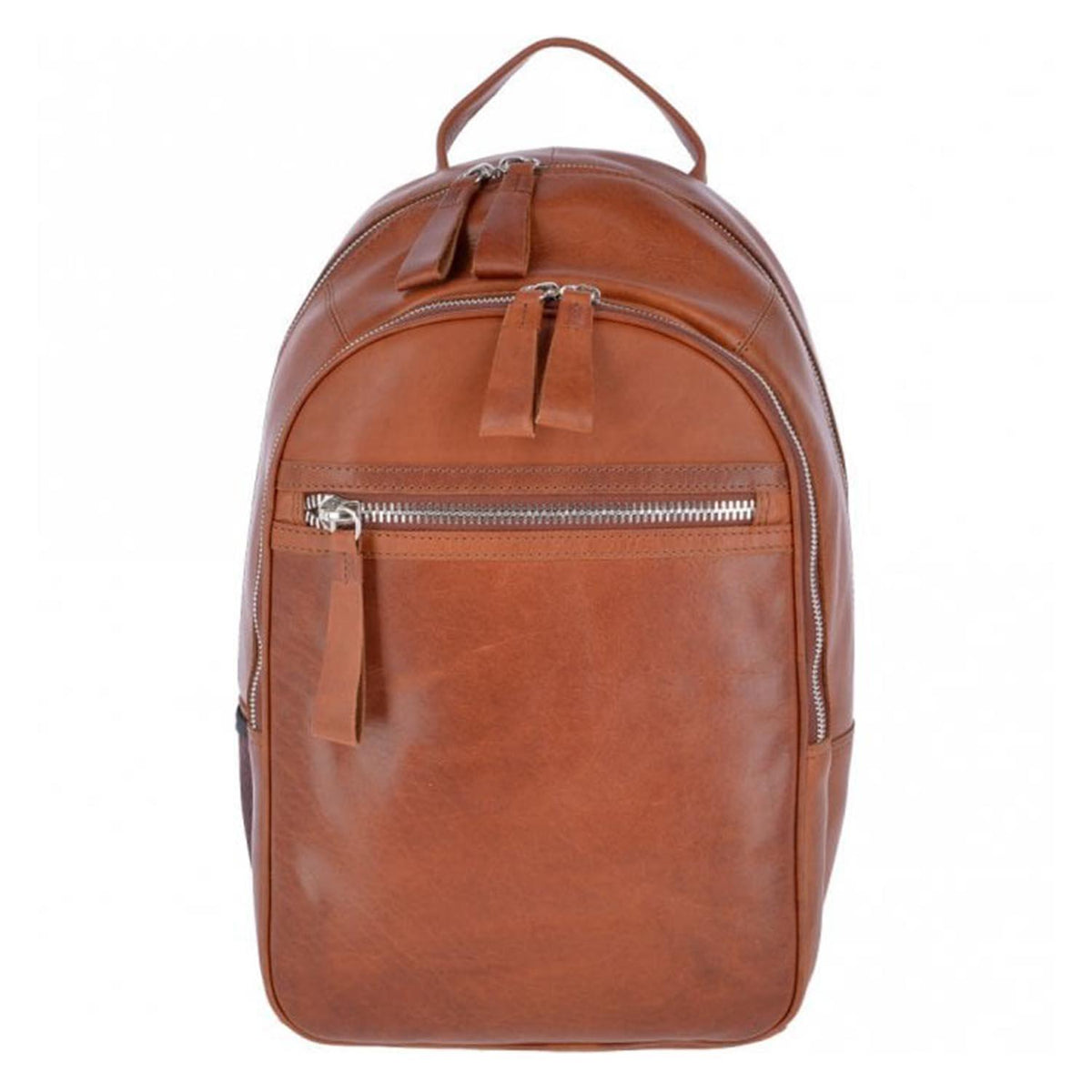 Unisex Leather Oily Hunter Backpack Tan