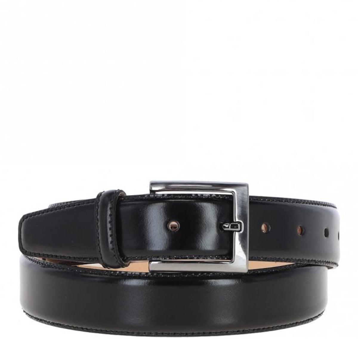 Men's Chino Leather Belt Black