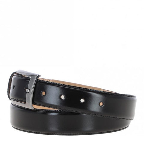 Men's Chino Leather Belt Black