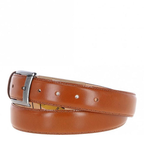 Men's Chino Leather Belt Tan