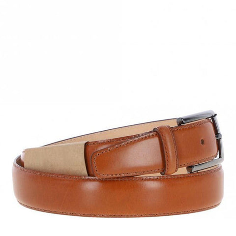 Men's Chino Leather Belt Tan