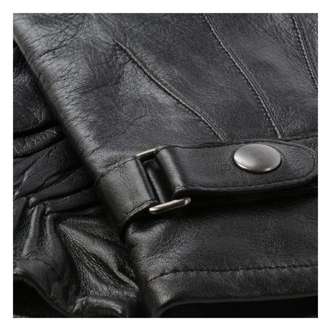 Men's Real Leather Gloves Black