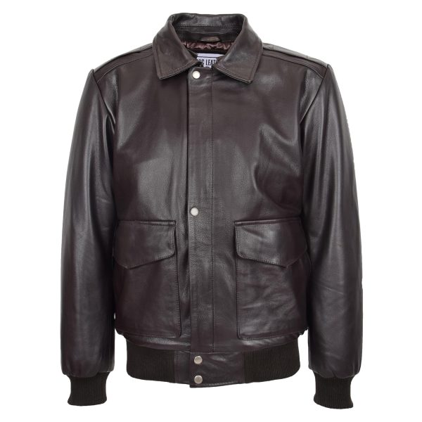 G1 leather bomber jacket Aviator Style Jarrod Brown